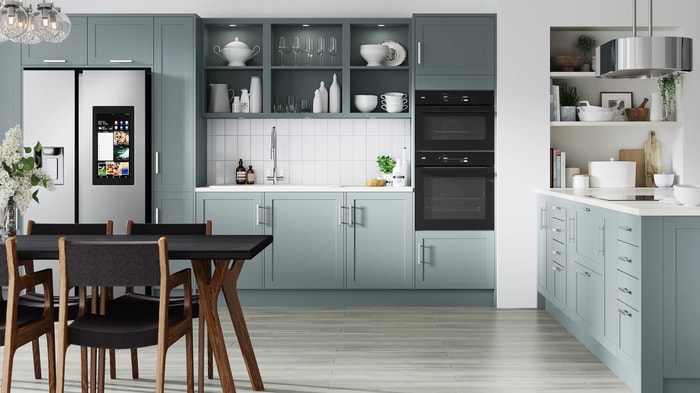 Chester Cloudy Blue Kitchen