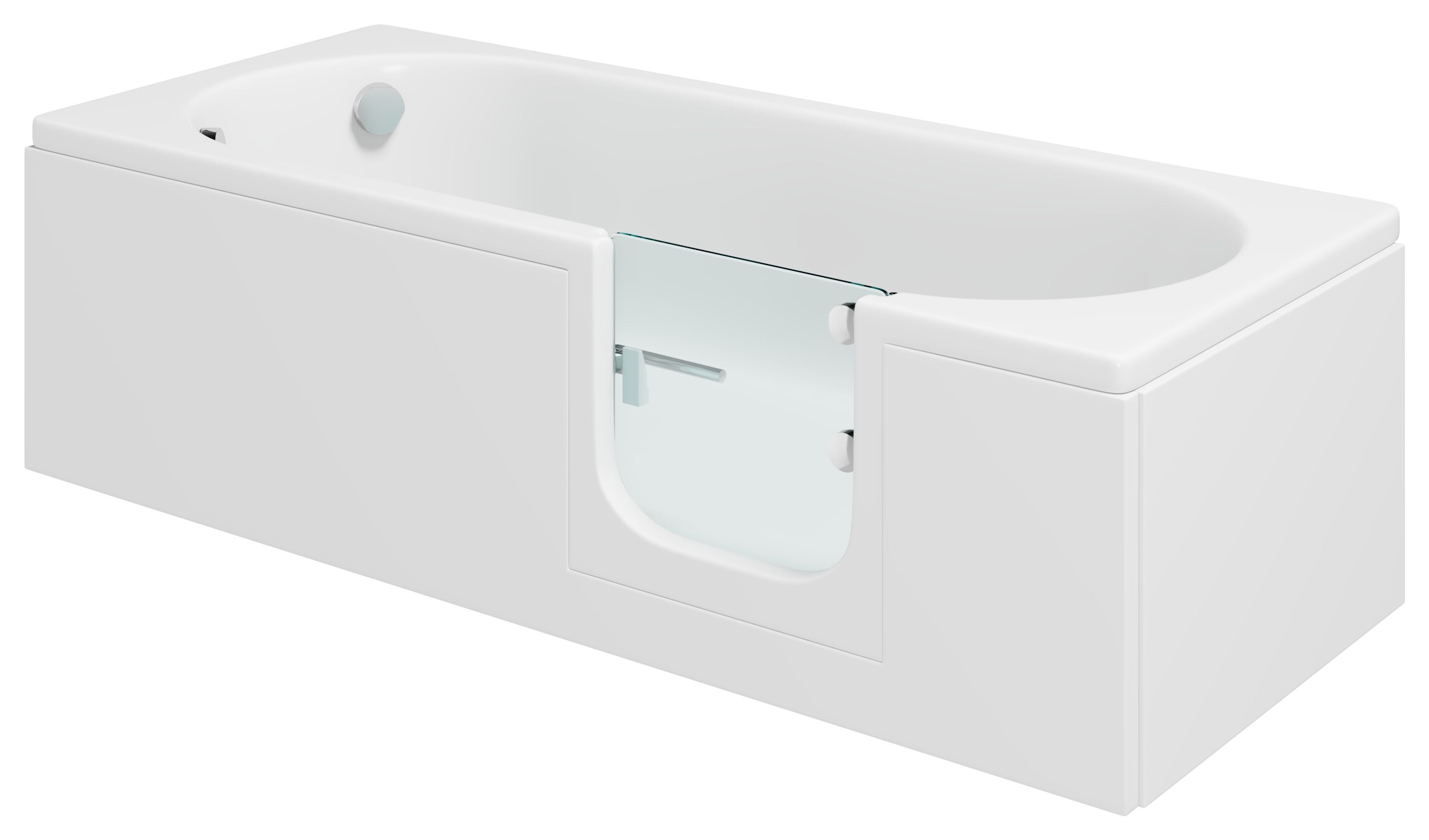 Wickes Cascade Right Hand Straight Easy Access Bath