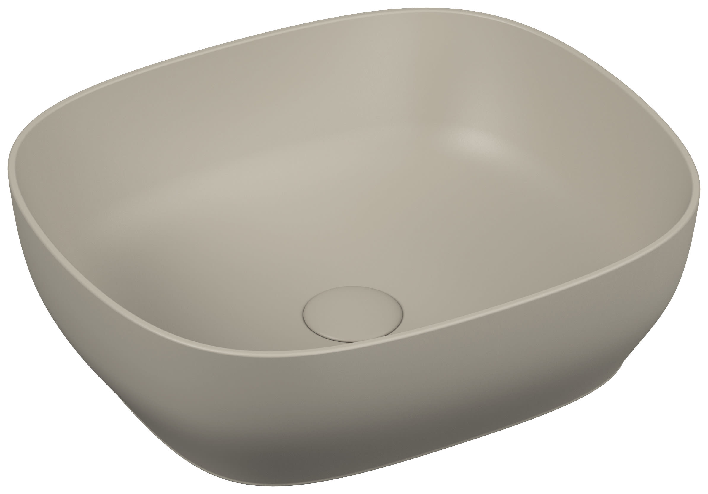 VitrA Norden Square Matt Taupe Countertop Basin -