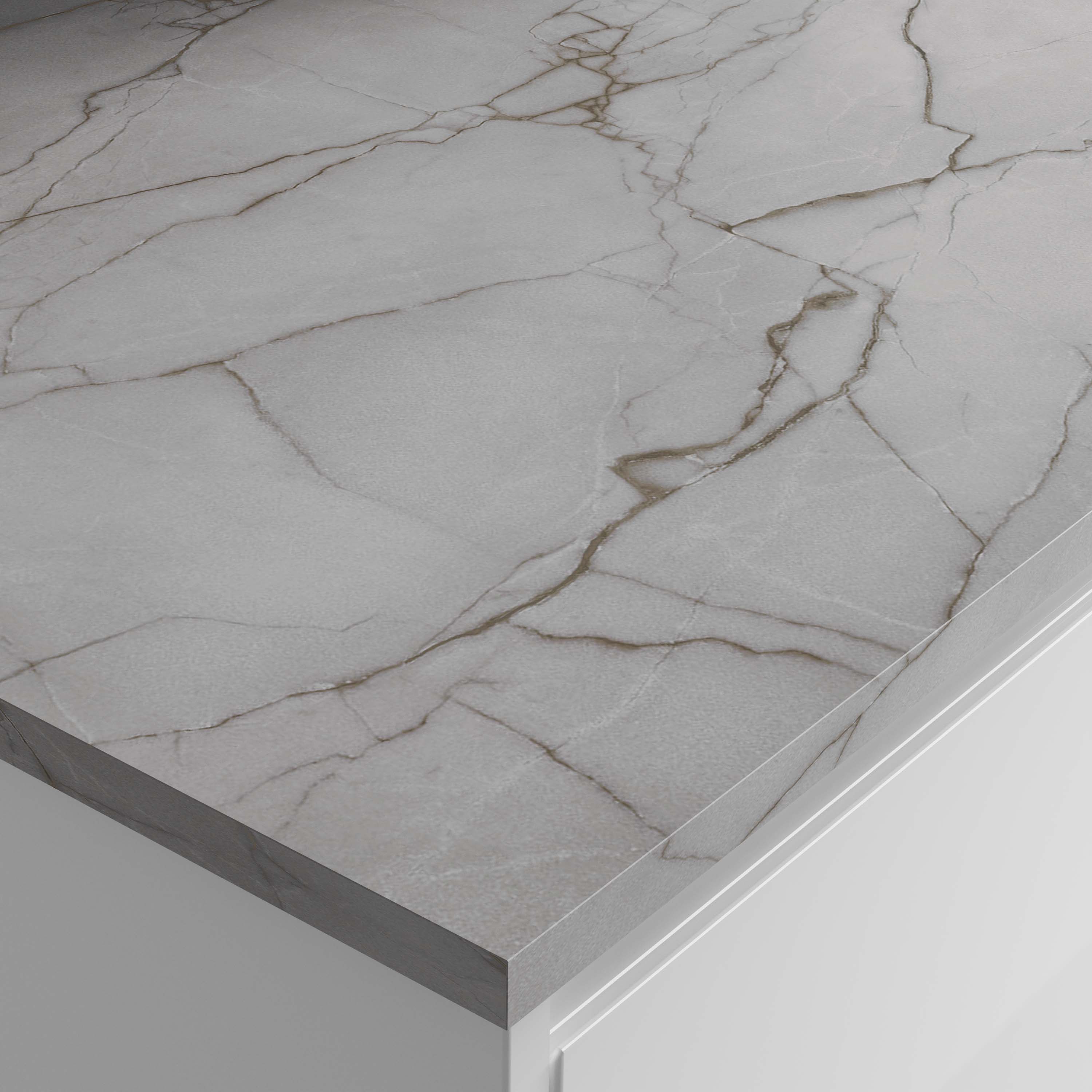 Marmo Puro Square Edge Laminate Worktop - 3000