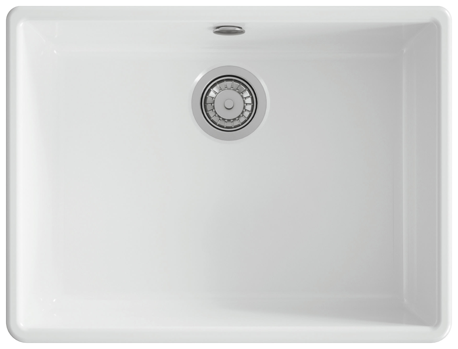 Carysil Belfast 1 Bowl Kitchen Sink with Fluted