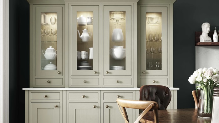 Dresser unit in a Heritage Sage Kitchen