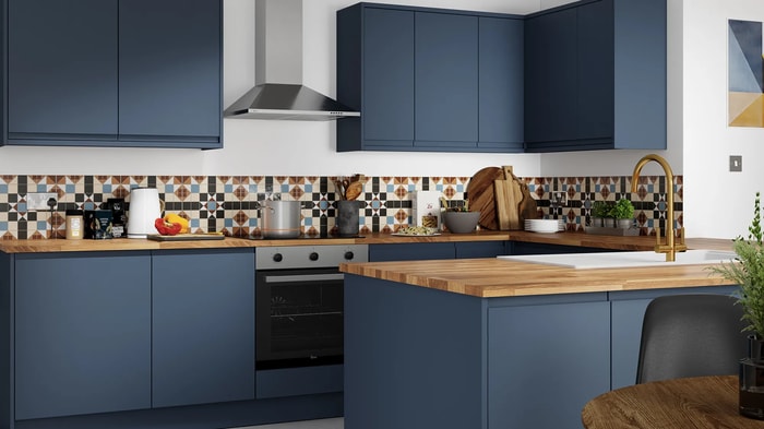 Madison Marine Blue Kitchen