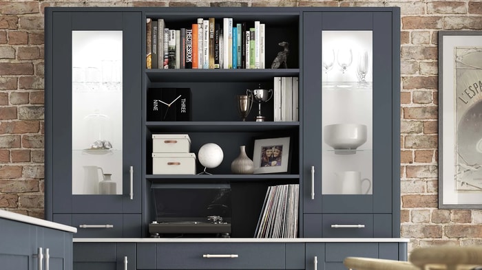 Dresser unit in a Milton Midnight Kitchen