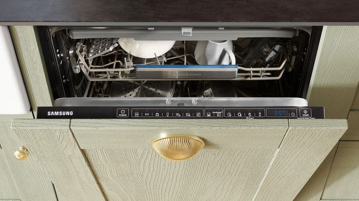 Dishwasher in a Milton Sage Kitchen