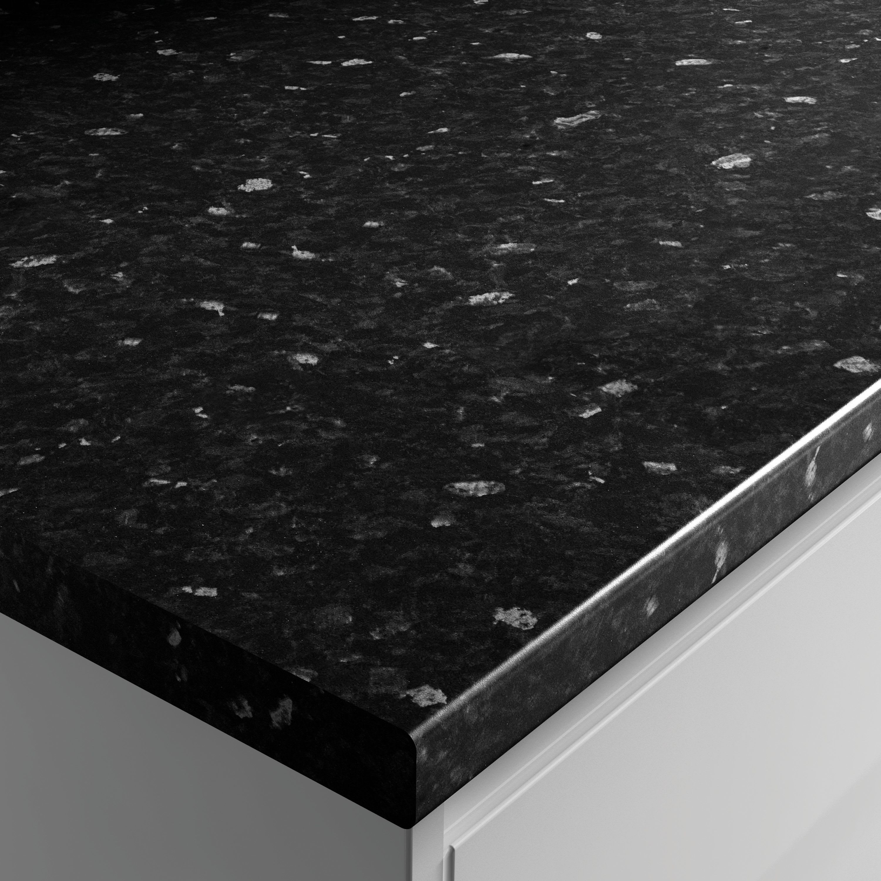 Wickes Laminate Black Slate Effect Worktop - 600